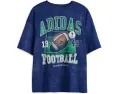 Детская футболка Adidas AOP Football Wash в спортивном стиле