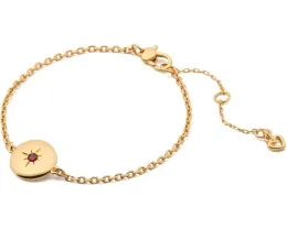 Красный браслет Strength из коллекции Color Spark с цветочным мотивом от Kate Spade New York