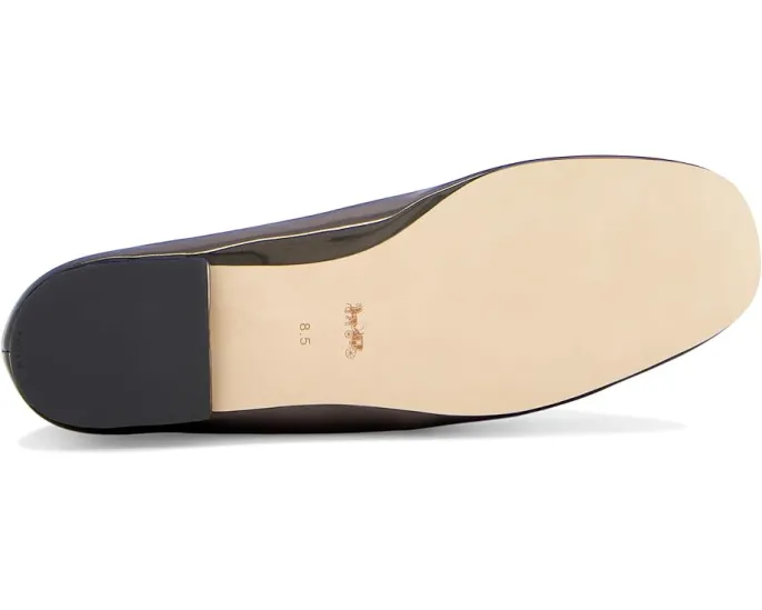 Туфли Mary Jane Winley Metallic Leather от COACH с квадратным носком