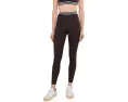 Леггинсы Splits59 Bailey High Waist Active Rib 7/8 с рельефной резинкой и полосатым поясом