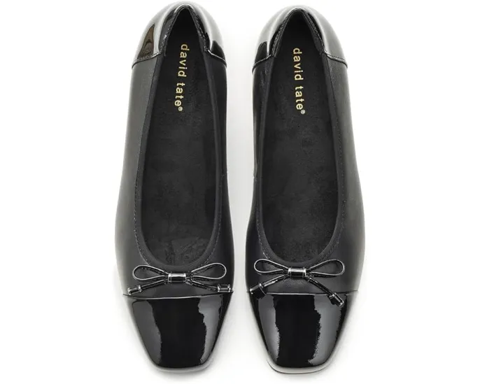 Туфли-лодочки Amiya с бантом и низким каблуком от David Tate