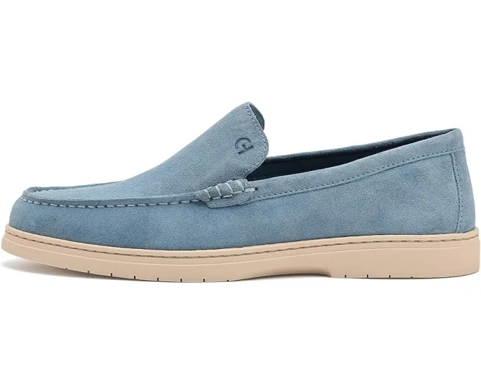 Лоферы Greenwich Grand Venetian Cole Haan из замши с округлым мысом