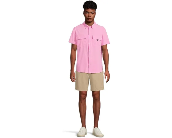 Рубашка Chubbies The Pink n' Proud с защитой UPF 50 и отложным воротником