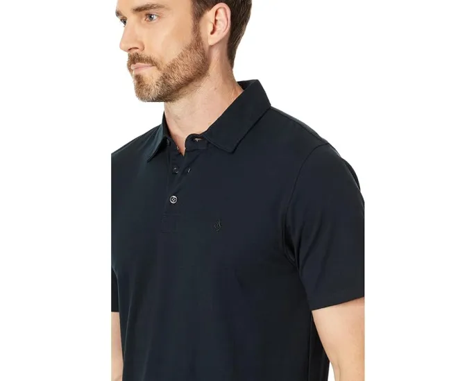 Поло Volcom Wowzer Polo из мягкого хлопка с вышитым логотипом