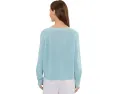 Свитер Eileen Fisher с круглой горловиной из органического льна и хлопка