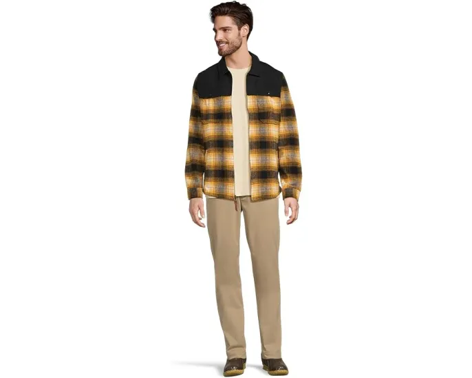 Куртка Signature 1965 Chamois Cloth Stag в клетку с застежкой-молнией и облегающим кроем