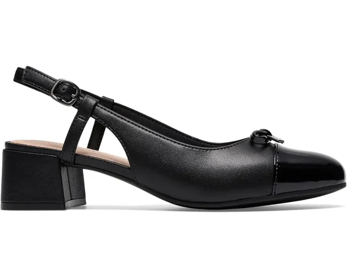 Туфли Iridessa Sling от Clarks с квадратным носком и ремешком на щиколотке