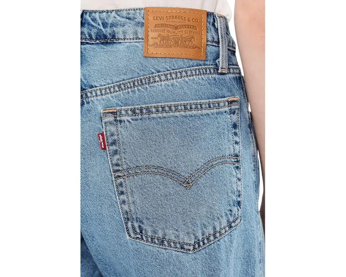 Джинсы Levi's Premium Baggy Dad Barrel с зауженным кроем и карманами