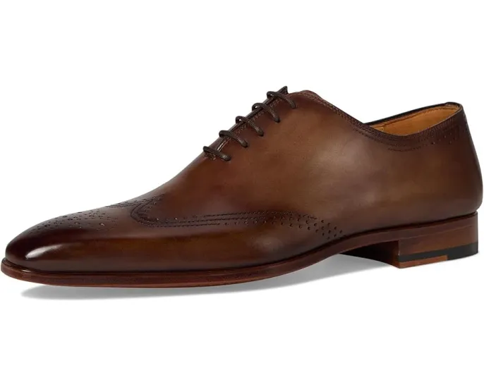 Туфли Magnanni Jonas с перфорацией wingtip и кожаной подошвой