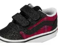 Кроссовки Vans Kids Old Skool V для детей на липучках с усиленным мыском