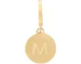 Подвеска Kate Spade New York Mini M с гравировкой из латуни