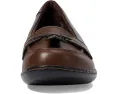 Туфли Clarks Ashland Bubble из премиальной кожи с гибкой подошвой