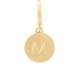 Подвеска Kate Spade New York Mini M с гравировкой из латуни