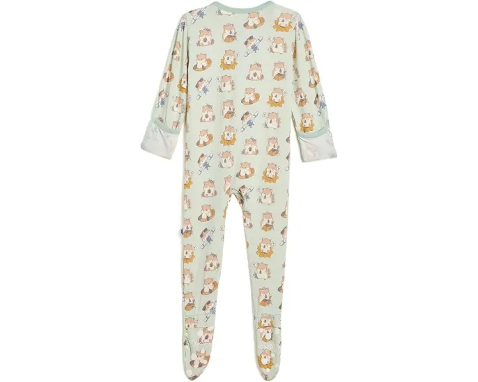 Комбинезон Print Footie с двухсторонней молнией для малышей от Kickee Pants