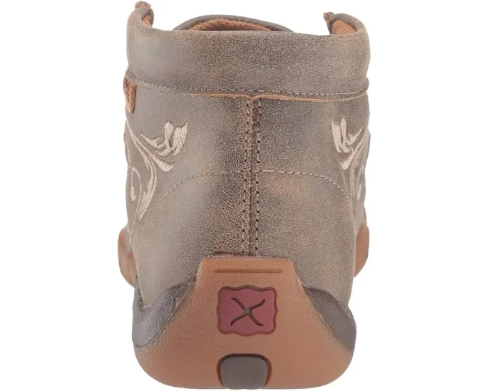 Женские мокасины Twisted X WDM0041 с цветочной вышивкой и композитной стелькой