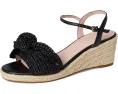 Kate Spade New York сандалии Leandra Raffia на танкетке с регулируемым ремешком