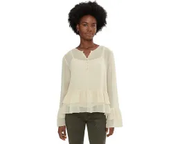 Блуза Sanctuary There She Goes из жоржета с рюшами на рукавах