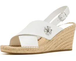 Эспадрильи на танкетке 85mm Turnlock Wedge от Tory Burch с перекрестными ремешками
