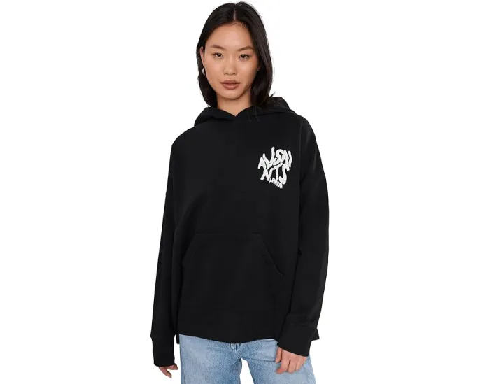 Толстовка AllSaints Orlando Etie с капюшоном и карманом-кенгуру