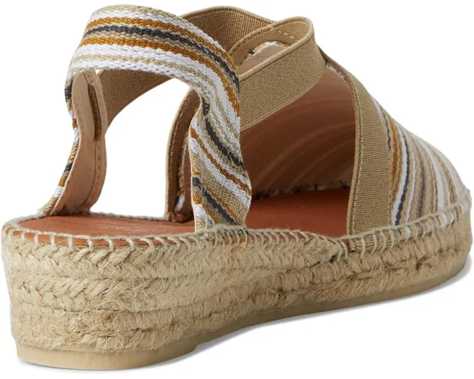 Сандалии-эспадрильи Toni Pons Vinaros с эластичными лямками в полоску