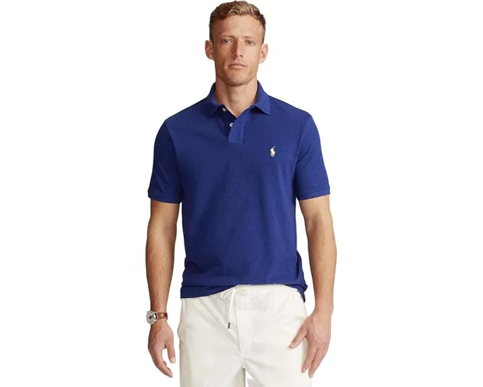 Классическая поло Polo Ralph Lauren The Iconic Mesh свободного кроя