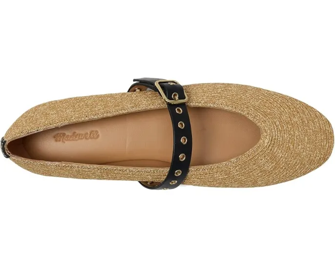 Туфли Madewell Remy Mary Jane на плоском ходу из соломки