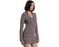 Мини-платье Milena от Free People с V-образным вырезом и шнуровкой