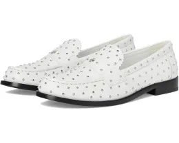 Лоферы Tory Burch Classic Stud с металлическими шипами облачно серебристые