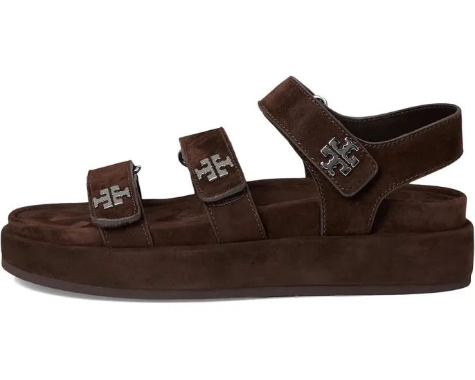 Спортивные сандалии Tory Burch Kira с тремя регулируемыми ремешками на липучке