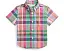 Рубашка Polo Ralph Lauren Kids из хлопкового поплина в клетку для младенцев