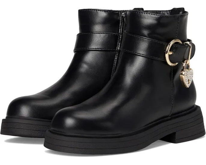 Ботильоны Steve Madden Kids Locket из веганской кожи с пряжкой и молнией
