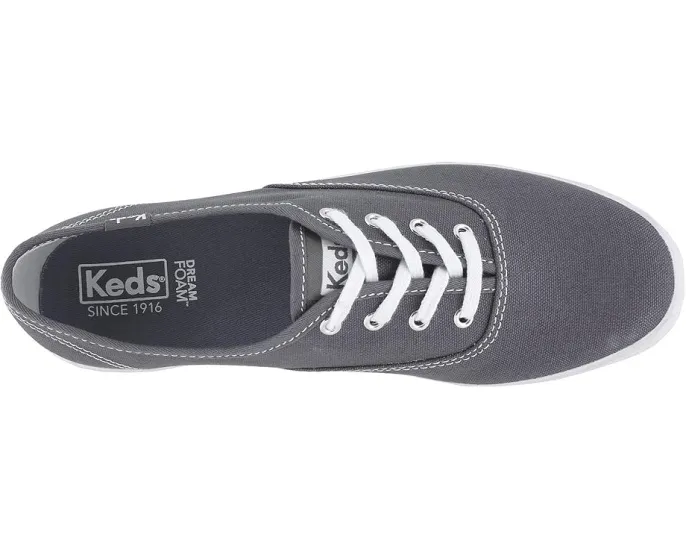 Keds Champion Canvas кроссовки на шнуровке с памятью формы и резиновой подошвой