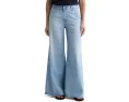 AG Jeans Джинсы Posey с завышенной талией и суперширокими штанинами в цвете Allusion