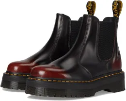 Кожаные челси Dr. Martens 2976 Quad с эффектом потертости и подошвой Quad