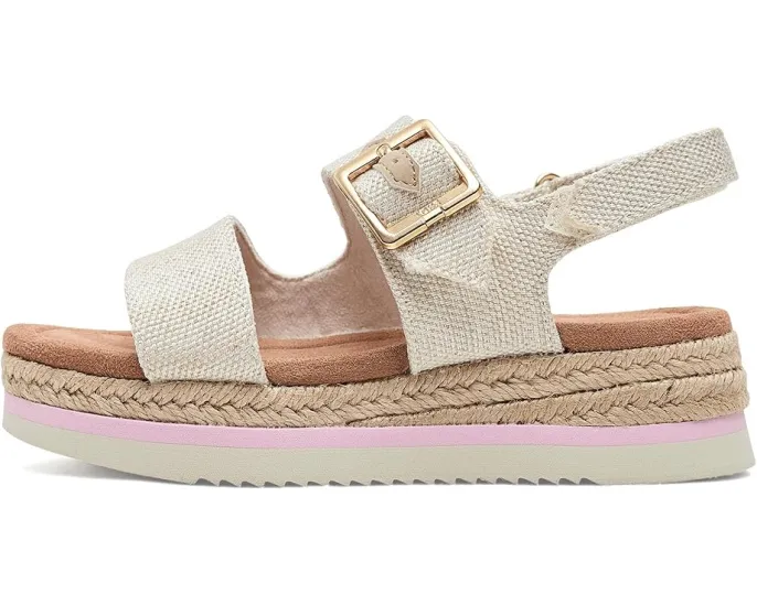 Детские сандалии TOMS Giana на платформе с клиновидным каблуком