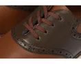 Florsheim Kids мальчиковые оксфорды Vibe Jr с седлом и стелькой из Memory Foam