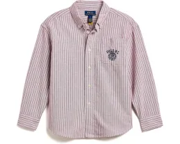 Рубашка оксфорд в полоску хлопковая для малышей Polo Ralph Lauren