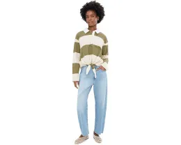 Джинсы AG Jeans Hattie High-Rise Crop Barrel с высокой посадкой и широкой штаниной