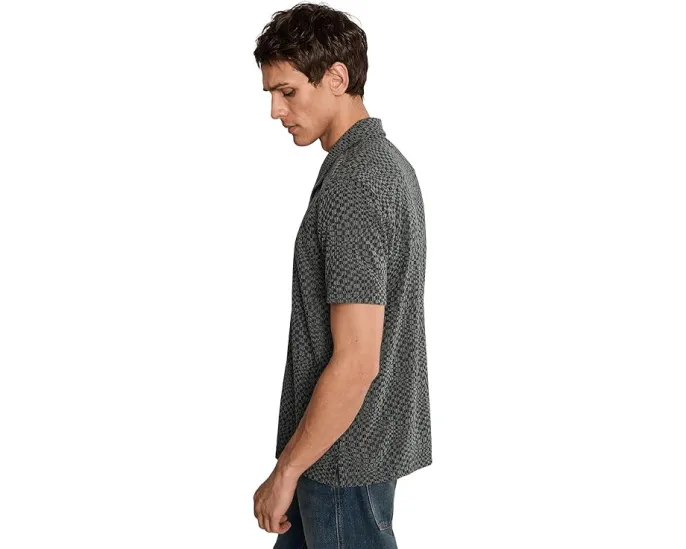 Рубашка John Varvatos Cillian с отложным воротником и короткими рукавами