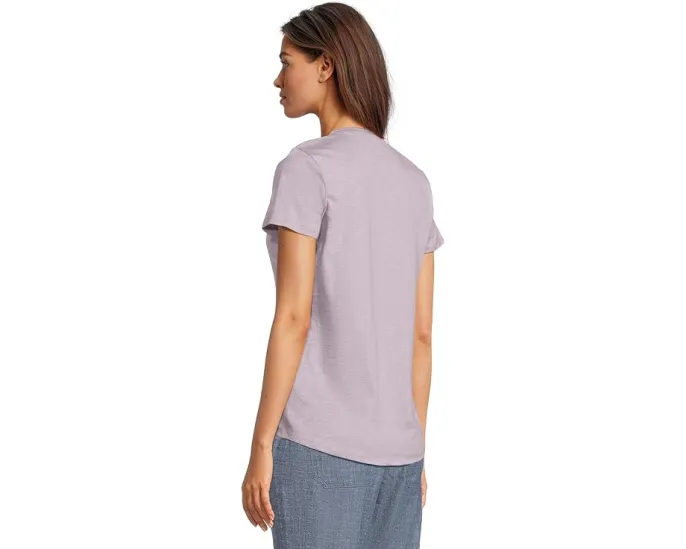 Футболка L.L.Bean Organic Cotton с V-образным вырезом и коротким рукавом