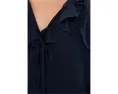 Петит блузка Lauren Ralph Lauren с воланами из жатого жоржета