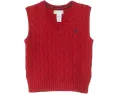 Детский жилет из гребенного хлопка Polo Ralph Lauren с вышитым пони