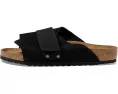 Сандалии Birkenstock Kyoto из замши с контурной стелькой и регулируемыми ремнями