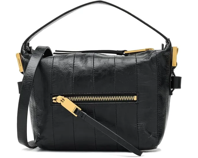 Сумка-хобо AllSaints Vega Panel Grab из кожи с панельным дизайном