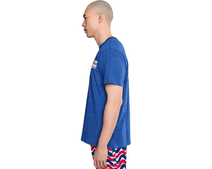 Футболка Chubbies The Ol' College Try с принтом на спине и круглым вырезом