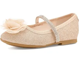 Детские балетки Jory с цветочным украшением и эластичной лямкой Nina Kids