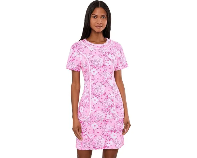 Платье Adetta Short Sleeve Stretch Shift Dress Lilly Pulitzer с кружевом