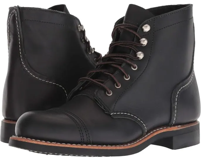 Кожаные ботинки Iron Ranger от Red Wing Heritage с подошвой Vibram и конструкцией Goodyear