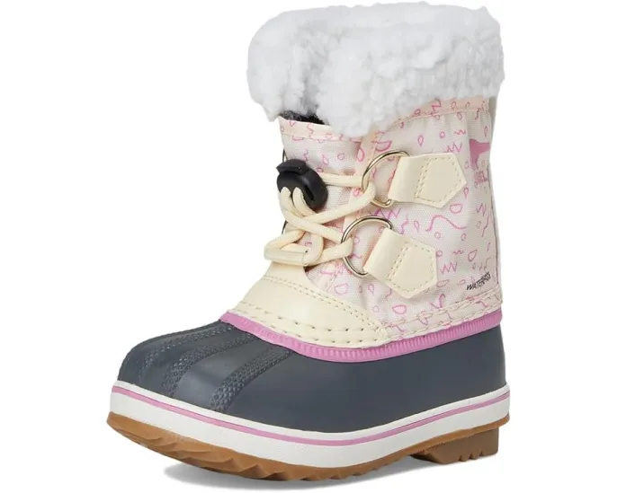 SOREL Kids Yoot Pac водонепроницаемые ботинки из нейлона с утепленной манжетой