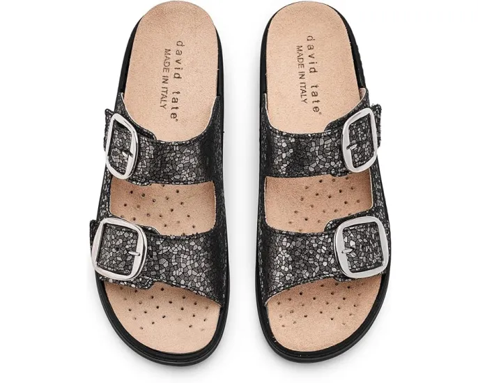 Сандалии Mosaic на платформе с регулируемыми застежками и съемной стелькой David Tate